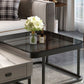 Slate Coffee Table Square 2 Nesting Coffee Table Set for Living Room Clearhalo 'Coffee & Accent Tables' 'Coffee Tables' 'coffee_tables' 'furn' 'furn_coffee_tables' 'Furniture' 'Living Room Furniture' 1200x1200_51bc5f5e-08fb-4e7d-942f-002776c4a806