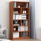 Closed Wooden Bookcase Modern Home Bedroom Living Room Standard Bookshelf