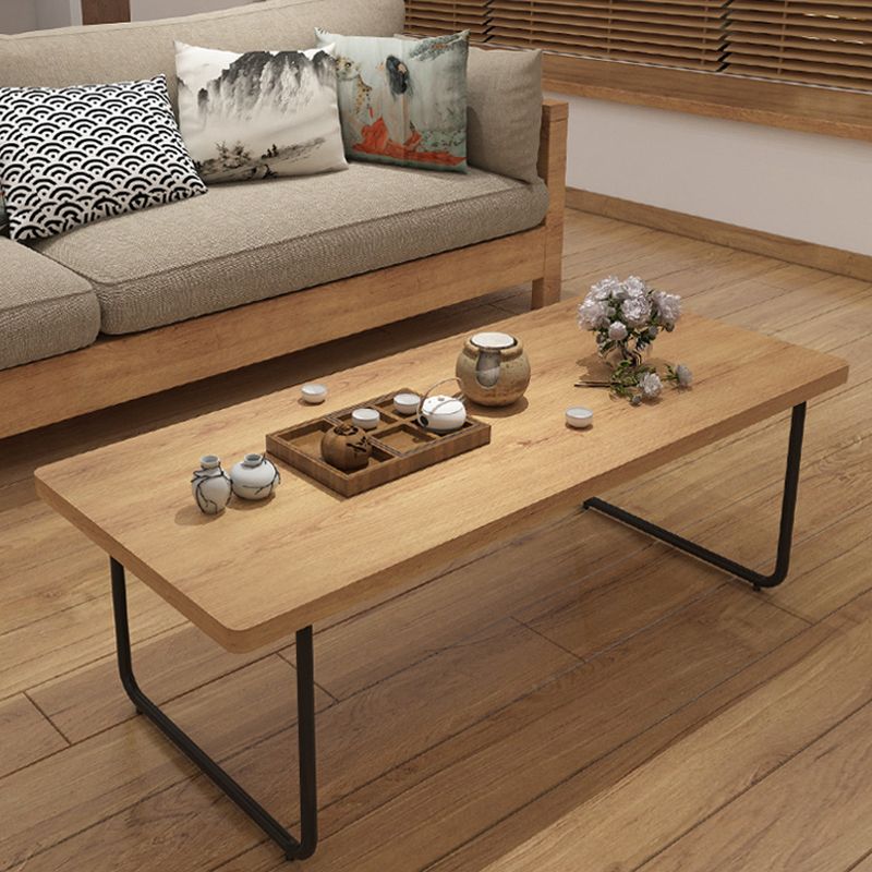 Sled 1 Single Coffee Table Scandinavian Pine Wood Rectangular Cocktail Table Clearhalo 'Coffee & Accent Tables' 'Coffee Tables' 'coffee_tables' 'furn' 'furn_coffee_tables' 'Furniture' 'Living Room Furniture' 1200x1200_51c09034-d412-423b-96b3-2718b5912bfc