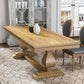 Industrial Solid Wood Dining Table Rectangle Kitchen Table with Trestle Base Clearhalo ' dining_table' 'Dining Tables & Seating' 'Dining Tables' 'furn' 'furn_dining_table' 'Furniture' 'furniture_dining_table' 'Kitchen & Dining Furniture' 'kitchen&dining_furn' 'kitchen' 'kitchen_dining_table' 1200x1200_51c26ca1-dad6-48a7-b07d-54daca75edd7