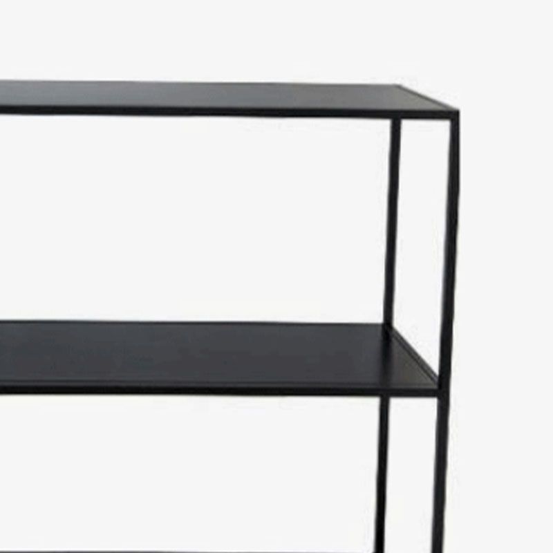 Iron Modern Console Table 9.84" W Frame Base Accent Table for Hall