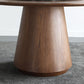 Pedestal Base Is Designed for a Round Coffee Table Made of Walnut Wood Clearhalo 'Coffee & Accent Tables' 'Coffee Tables' 'coffee_tables' 'furn' 'furn_coffee_tables' 'Furniture' 'furniture_coffee_tables' 'Living Room Furniture' 1200x1200_51c50cb1-3059-4b1c-a948-0a72eb698f00