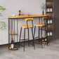 Modern Wood Counter Table 1/3 Pieces Bar Table Set with High Stools for Living Room Clearhalo 'Bar Furniture' 'furn' 'furn_home_bar_bar_sets' 'Furniture' 'Home Bars & Bar Sets' 'home_bar_bar_sets' 'Kitchen & Dining Furniture' 1200x1200_51c63bd1-7ea0-4ff3-be7a-19e4156af1ec