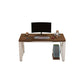 Modern Gaming Desk Antique Finish Wooden Writing Desk with Metal Legs Clearhalo 'furn' 'furn_office_desk' 'Furniture' 'Office Desks' 'Office Furniture' 'office_desk' 1200x1200_51c69c6a-b24f-4384-a4b3-72adbdc230f4