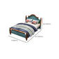 French Country Headboard Standard Bed Solid Wood Bed with Footboard