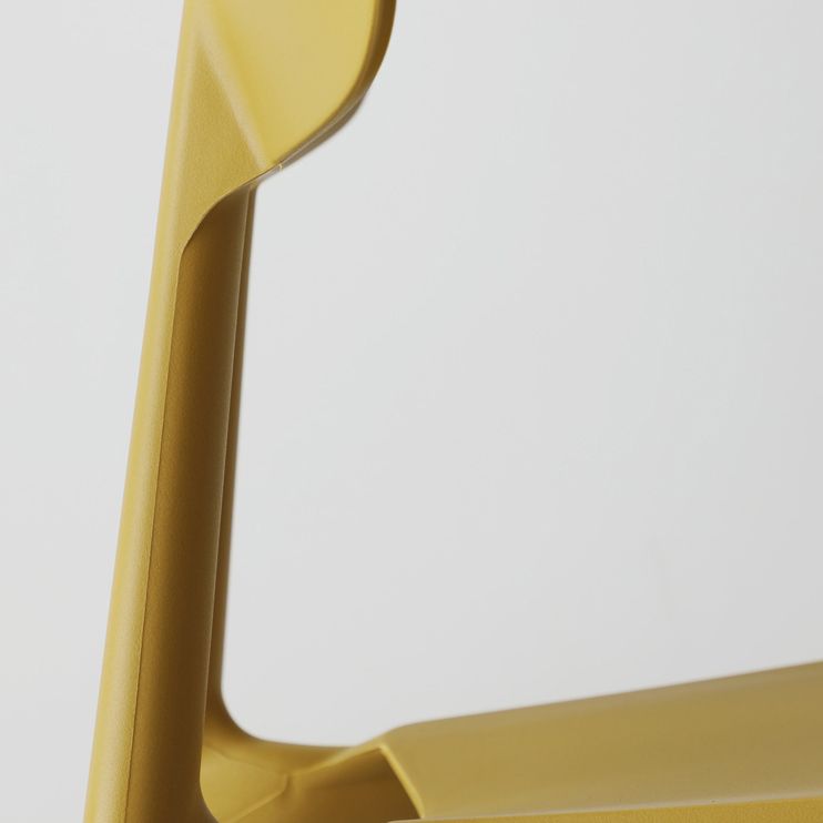 Minimalist Style Plastic Armless Chair Open Back Dining Side Chair for Home Use Clearhalo ' kitchen&dining_furn' 'Dining Chairs' 'Dining Tables & Seating' 'dining_chair' 'furn' 'furn_dining_chair' 'Furniture' 'furniture_dining_chair' 'Kitchen & Dining Furniture' 'kitchen' 1200x1200_51ca6b35-c688-44cf-8933-35a575d5e94a