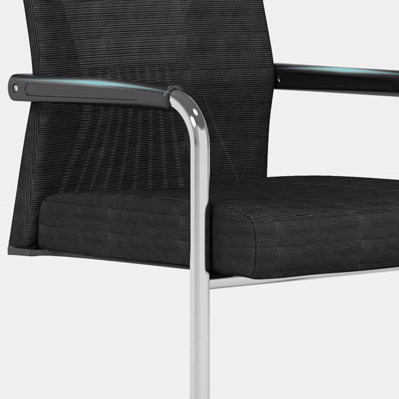 Chaise de bureau à armes fixes contemporaines chaise de bureau de back-office