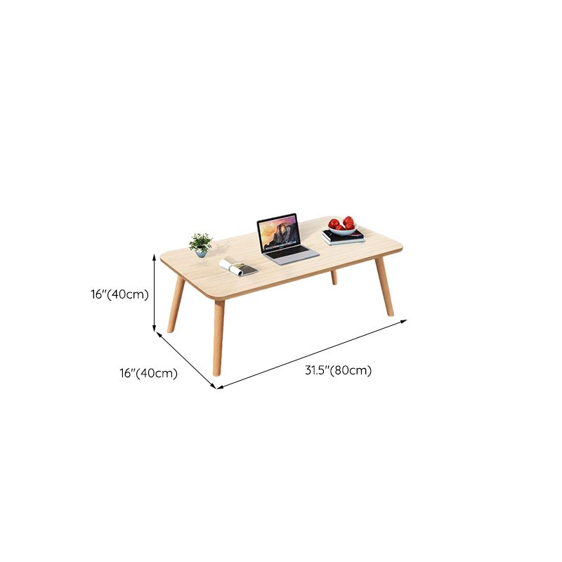 Modern Wood Side Table Bedroom No Distressing End Table with 4 Legs Clearhalo 'Coffee & Accent Tables' 'Coffee Tables' 'coffee_tables' 'furn' 'furn_coffee_tables' 'Furniture' 'Living Room Furniture' 1200x1200_51cfb44d-4faa-46e2-80b9-251242d4acbc