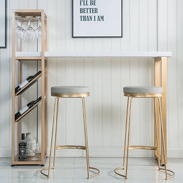 Rectangle Bar Table with High Stools Contemporary Style 1/2/3 Pieces Bar Table Set