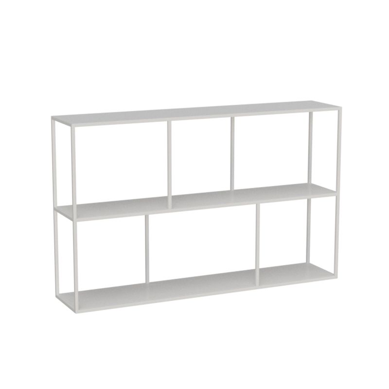 Industrial Style Open Metal Bookcase with Rectangular Shelves Clearhalo 'Bookcases' 'furn' 'furn_bookcases' 'Furniture' 'furniture_bookcases' 'kitchen' 'kitchen_bookcases' 'Living Room Furniture' 'Office Furniture' 1200x1200_51d159f9-76d8-46ea-a9e4-2f04a7c75d23