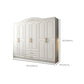 Engineered Wood Wardrobe Closet with Garment Rod White Wardrobe Cabinet Clearhalo 'Armoires & Wardrobes' 'armoires_wardrobes' 'Bedroom Furniture' 'furn' 'furn_armoires_wardrobes' 'Furniture' 1200x1200_51d36294-83c4-4152-b45f-c93f9bccb7b6