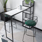 White Black and Gold Glam Style Bar Table in Metal Milk Tea Shop Bar Table Clearhalo 'Bar Furniture' 'Bar Tables' 'bar_tables' 'furn' 'furn_bar_tables' 'Furniture' 'furniture_bar_tables' 'Kitchen & Dining Furniture' 'kitchen&dining_furn' 'kitchen' 1200x1200_51d467f3-bf30-4574-84ea-c495a2a22415