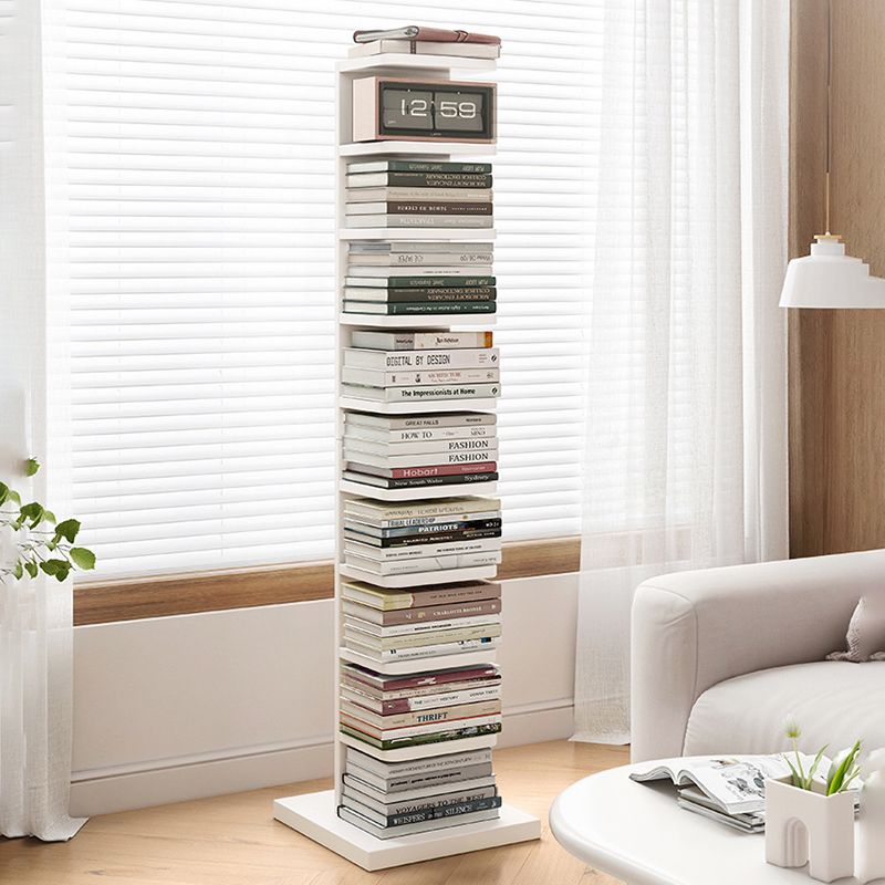 Moderne geometrische boekplank met rechthoekige planken houten boekenkast