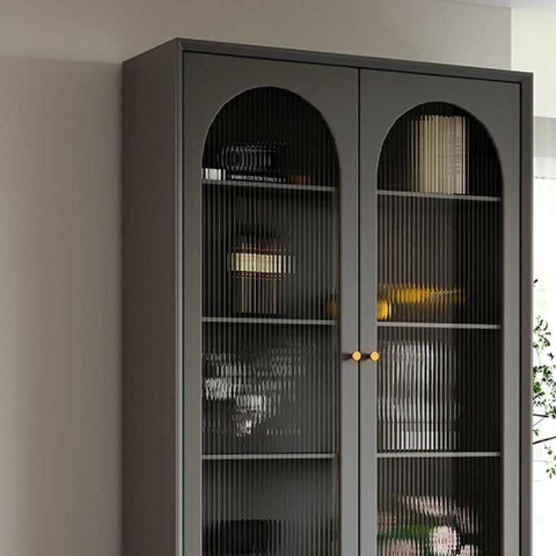 Moderno pino da pino porte in vetro buffet per soggiorno per soggiorno