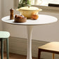 White Round Dining Table Stone Top Dining Table with Tulip Base Clearhalo 'Dining Tables & Seating' 'Dining Tables' 'dining_table' 'furn' 'furn_dining_table' 'Furniture' 'Kitchen & Dining Furniture' 1200x1200_51df42f2-7b32-47b1-8fd4-86e6c1ec75d1