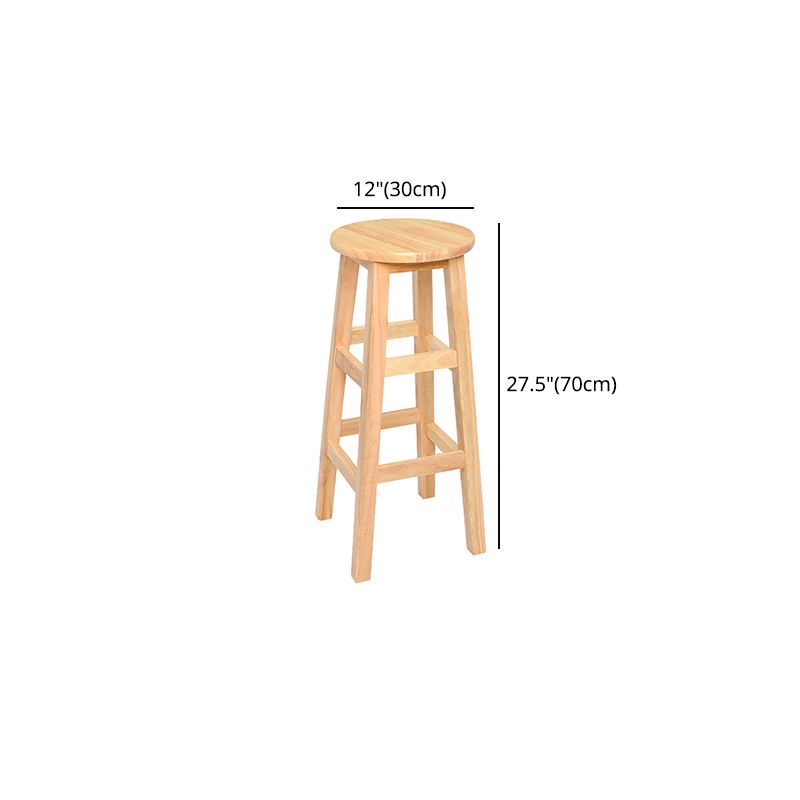 Modern Style Solid Wood Bar Stool with Footrest Living Room Lounge Bar Stool Clearhalo 'Bar Furniture' 'Bar Stools' 'bar_stools' 'furn' 'furn_bar_stools' 'furniture_bar_stools' 'Kitchen & Dining Furniture' 'kitchen&dining_furn' 'kitchen' 'kitchen_furn' Furniture' 1200x1200_51dfb638-2c07-481e-b4a7-a7803085c866