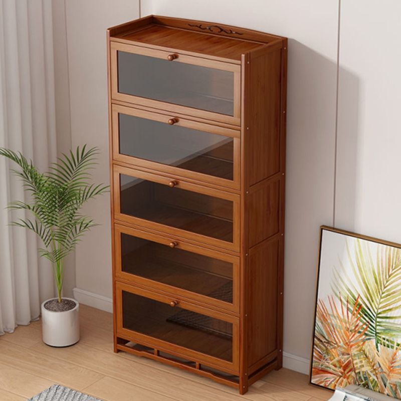 Engineered Wood Barrister Bookcase Contemporary Closed Back Bookshelf with Doors Clearhalo 'Bookcases' 'furn' 'furn_bookcases' 'Furniture' 'furniture_bookcases' 'Office Furniture' 1200x1200_51e01443-325f-4bb9-8de8-514bb3ec3228