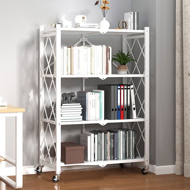 Metal Standard Bookcase Industrial Style Shelf for Home Office Clearhalo 'Bookcases' 'furn' 'furn_bookcases' 'Furniture' 'furniture_bookcases' 'kitchen' 'kitchen_bookcases' 'Living Room Furniture' 'Office Furniture' 1200x1200_51e09585-4eeb-4397-96ee-506094066e11
