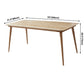 Modern Ash Wood Table Rectangle Dining Table with Wooden 4 Legs for Restaurant Clearhalo ' dining_table' 'Dining Tables & Seating' 'Dining Tables' 'furn' 'furn_dining_table' 'Furniture' 'furniture_dining_table' 'Kitchen & Dining Furniture' 'kitchen&dining_furn' 'kitchen' 'kitchen_dining_table' 1200x1200_51e0cb50-656e-4d32-8654-25a71fc6da40
