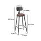 Solid Wood 1/2/4/7 Pieces Counter Height Set Rectangle Industrial Trestle Bar Table Set Clearhalo 'Bar Furniture' 'furn' 'furn_home_bar_bar_sets' 'Furniture' 'Home Bars & Bar Sets' 'home_bar_bar_sets' 'Kitchen & Dining Furniture' 1200x1200_51e139c3-5c69-41d9-8efb-6e6e1da484cb