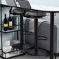 Low Back Bar Stools Adjustable Height Swivel Dining Stools with Metal Base Clearhalo 'Bar Furniture' 'Bar Stools' 'bar_stools' 'furn' 'furn_bar_stools' 'Furniture' 'Kitchen & Dining Furniture' 1200x1200_51e1b105-0552-48d9-94e4-779d2692a143