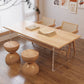 Solid Wood and Acrylic Dinette Table Modern Rectangle Dinner Table Kitchen Home Clearhalo 'Dining Tables & Seating' 'Dining Tables' 'dining_table' 'furn' 'furn_dining_table' 'Furniture' 'furniture_dining_table' 'Kitchen & Dining Furniture' 'kitchen' 'kitchen_dining_table' 1200x1200_51e31f64-25c7-4099-a716-78122631ba94