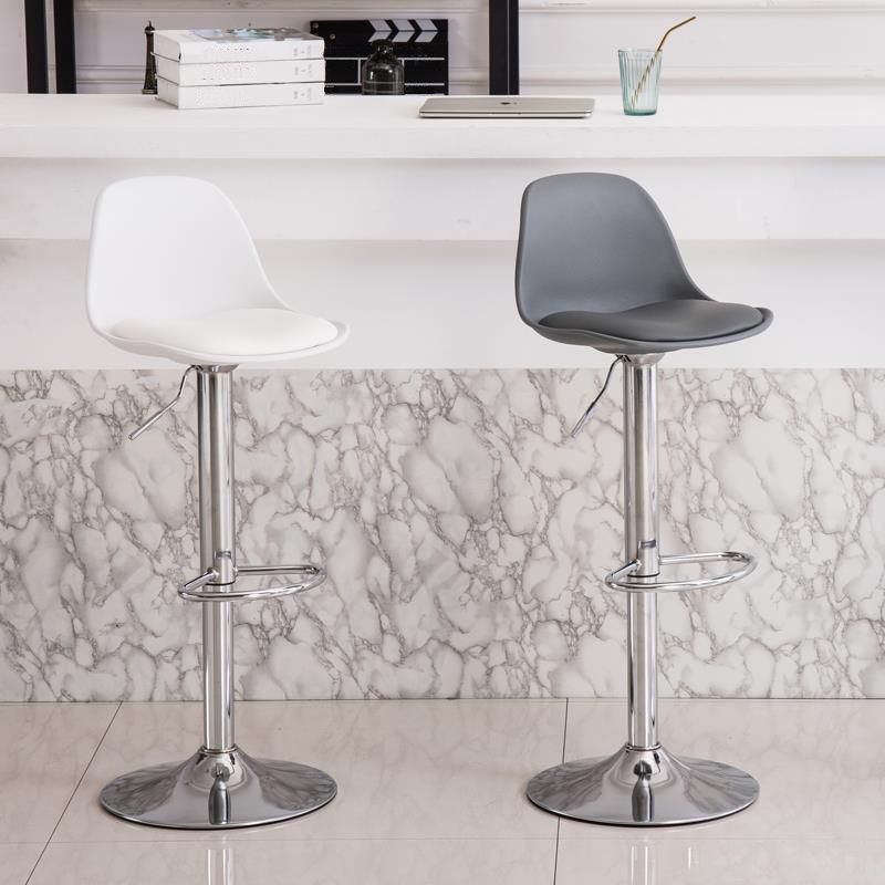 Modern Style Single Bar-stool with Adjustable Height Bucket Seat for Counter Kitchen Clearhalo 'Bar Furniture' 'Bar Stools' 'bar_stools' 'furn' 'furn_bar_stools' 'furniture_bar_stools' 'Kitchen & Dining Furniture' 'kitchen&dining_furn' 'kitchen' 'kitchen_furn' Furniture' 1200x1200_51e4c3d7-94bd-49c0-997a-91952619dd7e