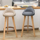 Scandinavian Upholstered Footrest Barstool Matte Finish Wood Bristol Stool Clearhalo 'Bar Furniture' 'Bar Stools' 'bar_stools' 'furn' 'furn_bar_stools' 'Furniture' 'furniture_bar_stools' 'Kitchen & Dining Furniture' 1200x1200_51e4c536-e04d-4f19-b97a-7b8f1c8a8242