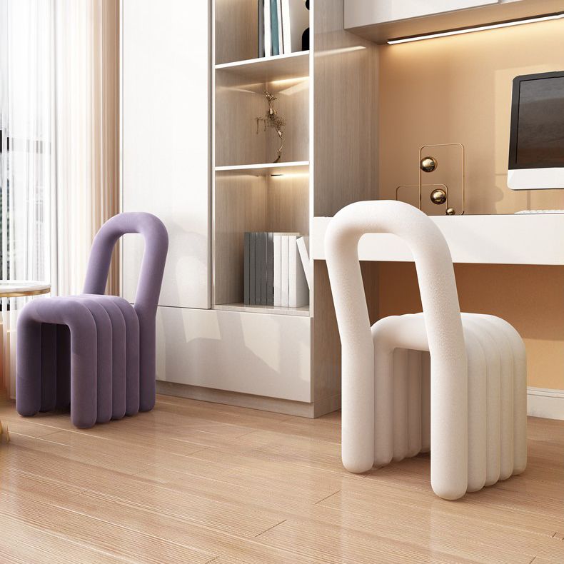 Modern Velvet Dining Side Chair Matte Finish Open Back Dining Chair for Kitchen Clearhalo ' kitchen&dining_furn' 'Dining Chairs' 'Dining Tables & Seating' 'dining_chair' 'furn' 'furn_dining_chair' 'Furniture' 'furniture_dining_chair' 'Kitchen & Dining Furniture' 'kitchen' 1200x1200_51e84d55-ae46-45fd-b14a-123e1b9d5215