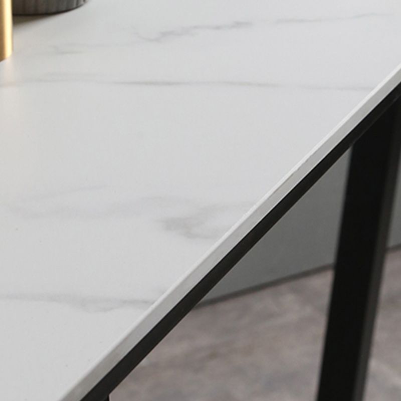 Industrial Bar Table 42-inch Height Stone Top Bistro Table for Coffee Shop Clearhalo 'Bar Furniture' 'Bar Tables' 'bar_tables' 'furn' 'furn_bar_tables' 'Furniture' 'furniture_bar_tables' 'Kitchen & Dining Furniture' 1200x1200_51e87f79-0aab-4fb7-9516-4111fb058ac2