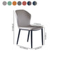 Modern Leather Restaurant Side Chair Matte Finish Wingback Dining Chair Clearhalo ' kitchen&dining_furn' 'Dining Chairs' 'Dining Tables & Seating' 'dining_chair' 'furn' 'furn_dining_chair' 'Furniture' 'furniture_dining_chair' 'Kitchen & Dining Furniture' 'kitchen' 1200x1200_51e9b363-ba71-40cc-8cb3-e26cb7e77ed7