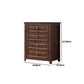 Traditional Brown Storage Chest Bedroom Storage Chest Dresser with Drawers