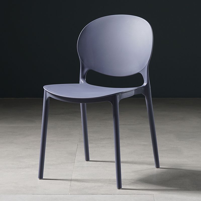 Nordic Style Plastic Dining Chairs Dining Armless Side Chair for Kitchen (Set of 2) Clearhalo ' kitchen&dining_furn' 'Dining Chairs' 'Dining Tables & Seating' 'dining_chair' 'furn' 'furn_dining_chair' 'Furniture' 'furniture_dining_chair' 'Kitchen & Dining Furniture' 'kitchen' 1200x1200_51ebf15f-f2e5-4604-be1d-5211e24b110e