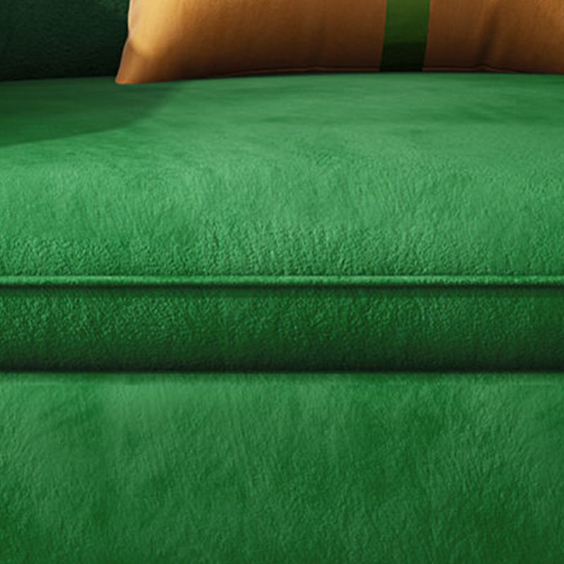 Dofa de brazo cuadrado contemporáneo con almacenamiento 30.31 "de ancho 29.52" alto