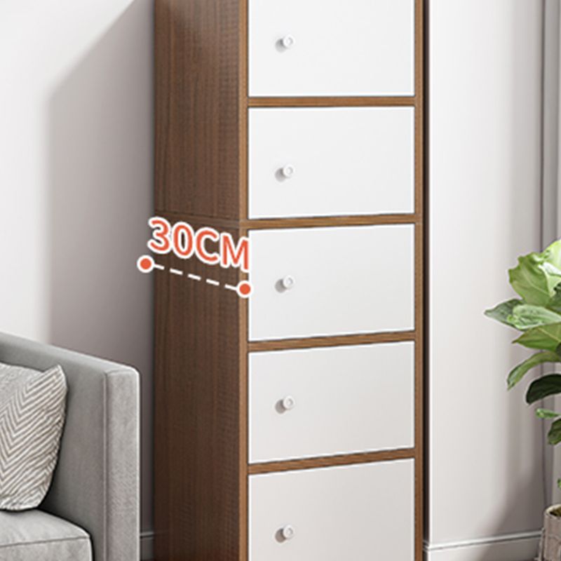 Contemporary Manufactured Wood Accent Cabinet Rectangle Knobs Accent Cabinet Clearhalo 'Cabinets & Chests' 'cabinets_chests' 'furn' 'furn_cabinets_chests' 'Furniture' 'Living Room Furniture' 1200x1200_51ec567f-f505-4f57-b1e4-ac44a781af2a