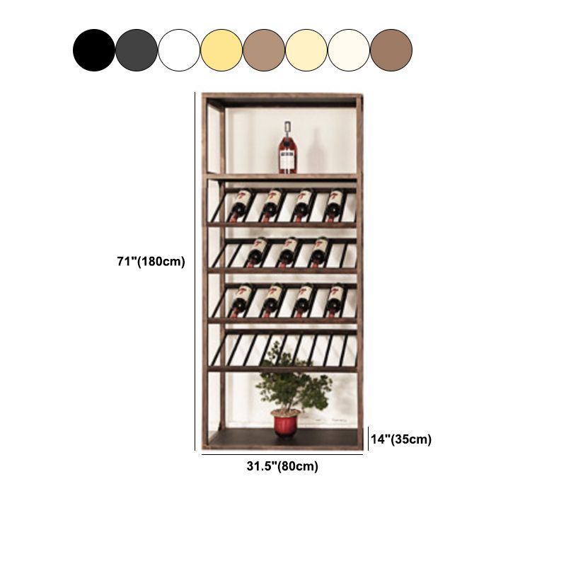 キッチン用のコンテンポラリーフロアワインボトルラックアイアンボトルホルダー