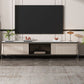 Glam TV Console Stone Media Console Open Storage Console with Drawers Clearhalo 'furn' 'furn_tv_stands_entertainment_centers' 'Furniture' 'Living Room Furniture' 'TV Stands & Entertainment Centers' 'TV Stands & Media Storage Furniture' 'tv_stands_entertainment_centers' 1200x1200_51ec64b3-95d7-42da-9445-c19f394fe31b