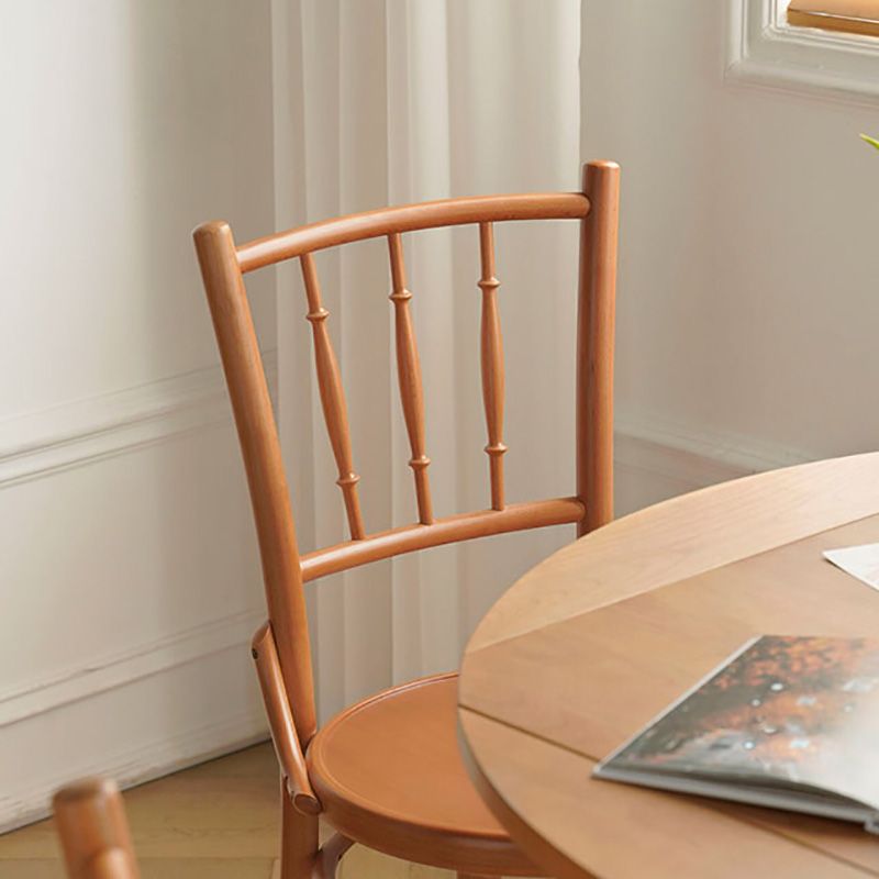 Modern Slat Back Side Chair Solid Wood Indoor Dining Chair for Living Room Clearhalo 'Dining Chairs' 'Dining Tables & Seating' 'dining_chair' 'furn' 'furn_dining_chair' 'Furniture' 'Kitchen & Dining Furniture' 1200x1200_51edae3c-0cea-43d9-92e6-6729e62de2c9