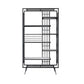 Libreria glam metal etagere scaffale per la sala di studio 70,9 "h x 11,8" w