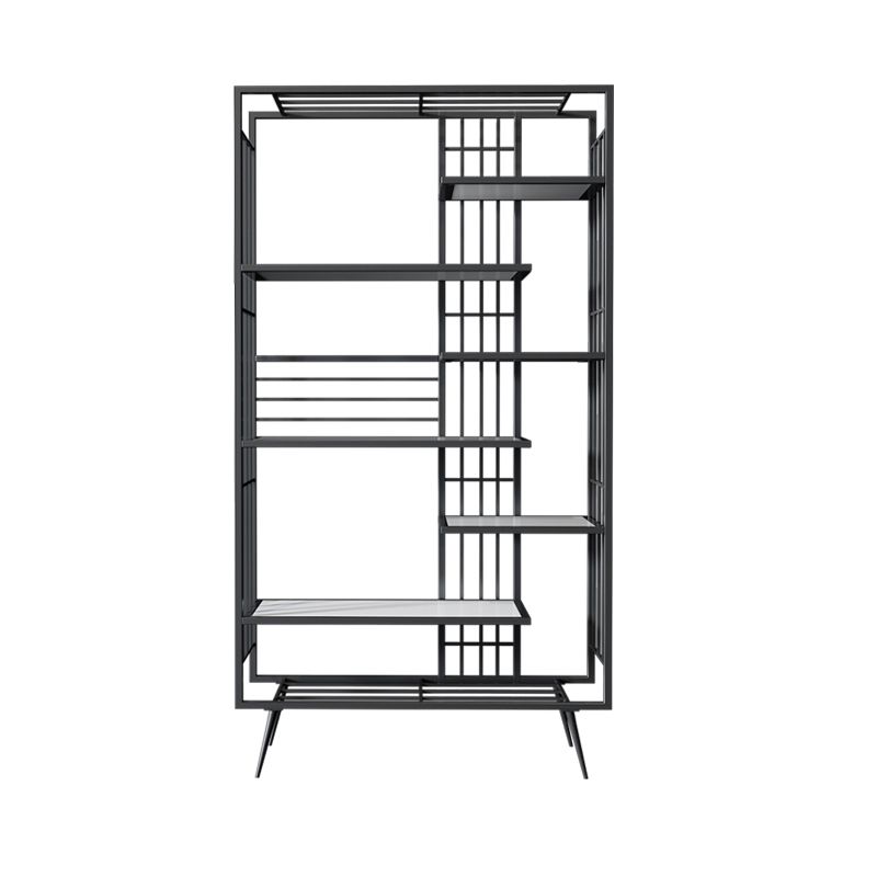 Libreria glam metal etagere scaffale per la sala di studio 70,9 "h x 11,8" w