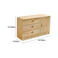 Stand de style Scandinave Stand Pine Wood Open Console TV de stockage fermé