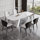 Contemporary Dining Set 1/4/5/7 Pcs Dining Table Set with Sintered Stone Top Clearhalo 'Dining Room Sets' 'Dining Tables & Seating' 'dining_room_set' 'furn' 'furn_dining_room_set' 'Furniture' 'Kitchen & Dining Furniture' 1200x1200_51f45e14-aa26-4cae-8e0c-d8461fc7f77a