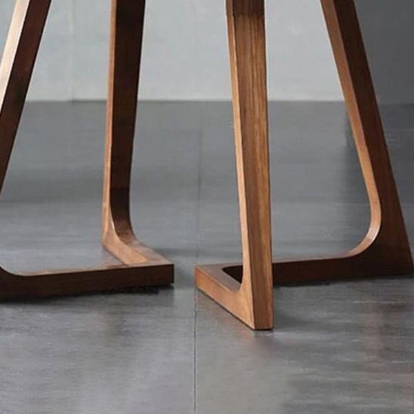 Pine Solid Wood Dining Table Round Wood Dining Table for Kitchen