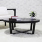 Solid Wood and Metal Coffee Table Home Round Coffee Desk in Black Clearhalo 'Coffee & Accent Tables' 'Coffee Tables' 'coffee_tables' 'furn' 'furn_coffee_tables' 'Furniture' 'Living Room Furniture' 1200x1200_51f6c109-6fcb-494f-a110-597807fff6c7
