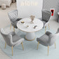 Traditional Luxury Dining Table White Sintered Stone Table for Home