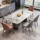 Simplicity Style Dinette Table Rectangle Stone Dining Room Table for Kitchen Clearhalo 'Dining Tables & Seating' 'Dining Tables' 'dining_table' 'furn' 'furn_dining_table' 'Furniture' 'Kitchen & Dining Furniture' 1200x1200_51f7ba39-d708-41c7-8e62-a147ac551c8b