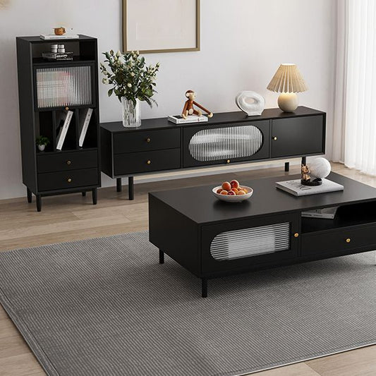 Sideboard di sideboard di sideboard del rettangolo della casa di lussuoso ritmo in legno