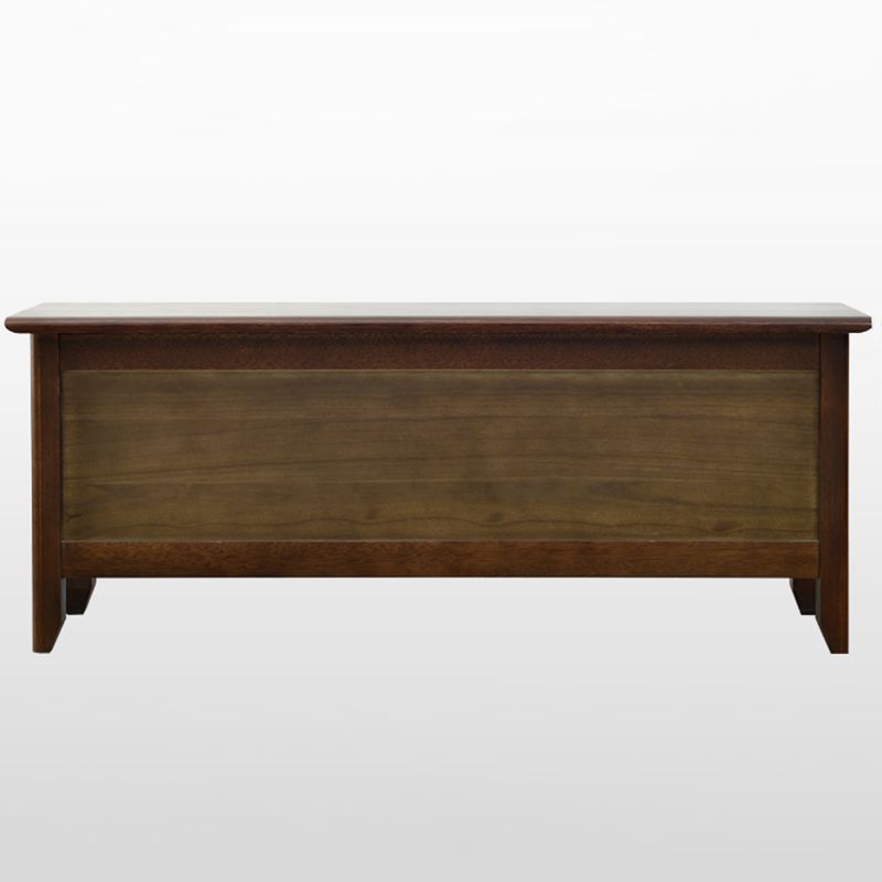 Contemporary Seating Bench Solid Wood Rectangle Bench with Storage ...