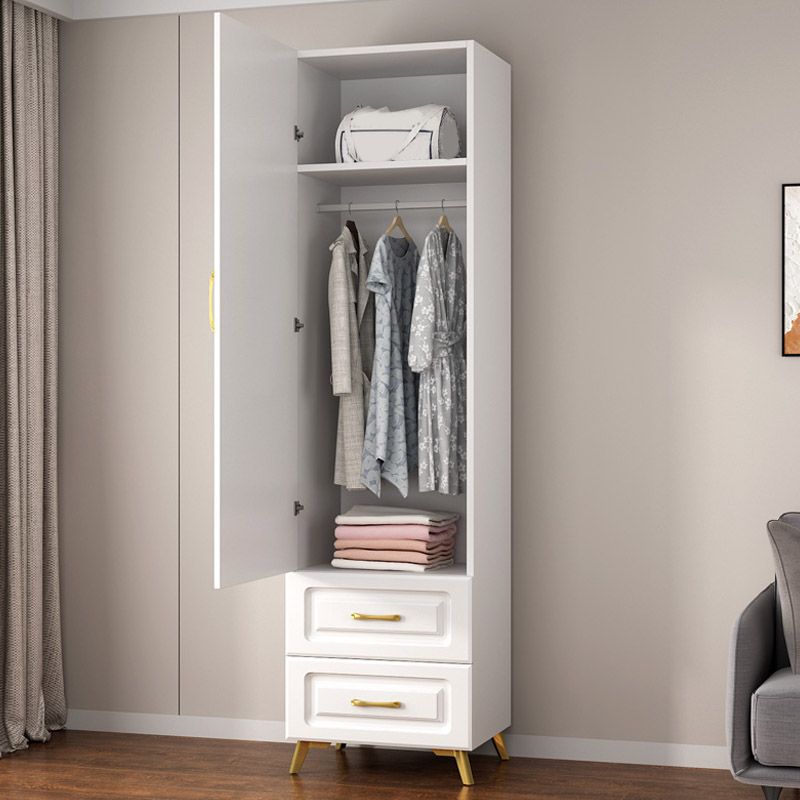 Modern Wardrobe Armoire Solid Wood Wardrobe Cabinet with Door