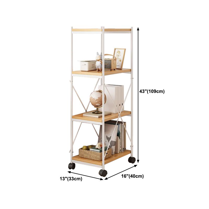 Libreria in stile moderno libreria aperta in legno per l'uso dell'ufficio